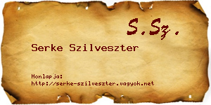Serke Szilveszter névjegykártya